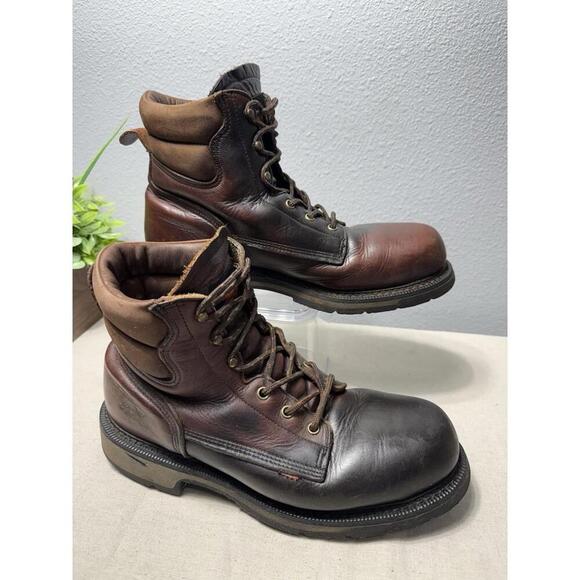 Thorogood Steel Toe Work Boot Men's 9.5 D  Leather - Picture 1 of 9
